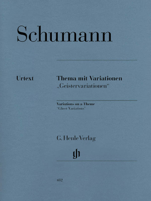 G. Henle Verlag - Variations on a Theme (Ghost Variations) - Schumann/Seiffert - Piano - Sheet Music