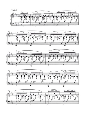 Variations on a Theme (Ghost Variations) - Schumann/Seiffert - Piano - Sheet Music