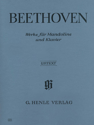 G. Henle Verlag - Works for Mandolin and Piano Beethoven, Raab Mandoline et piano Livre