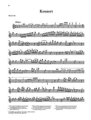 Concerto for Horn (Trumpet) and Strings E flat major - Neruda/Rahmer - Horn (Trumpet)/Piano Reduction - Sheet Music