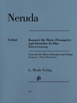 Concerto for Horn (Trumpet) and Strings E flat major - Neruda/Rahmer - Horn (Trumpet)/Piano Reduction - Sheet Music