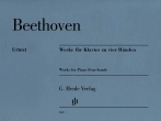 G. Henle Verlag - Works for Piano Four-Hands - Beethoven \/Buchstein \/Schmidt - Piano Duet (1 Piano, 4 Hands) - Book