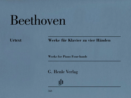 G. Henle Verlag - Works for Piano Four-Hands - Beethoven /Buchstein /Schmidt - Piano Duet (1 Piano, 4 Hands) - Book