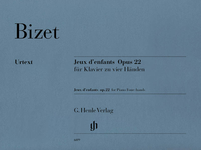 Jeux d\'Enfants Op. 22 - Bizet/Voss - Piano Duet (1 Piano, 4 Hands) - Book