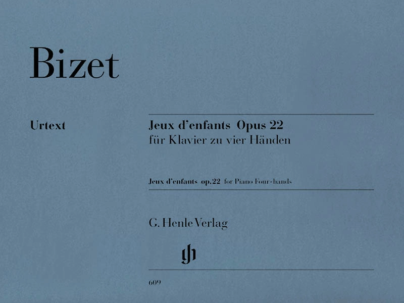 Jeux d\'Enfants Op. 22 - Bizet/Voss - Piano Duet (1 Piano, 4 Hands) - Book