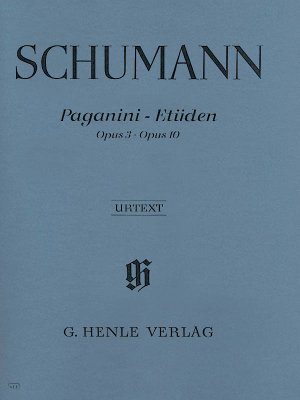 G. Henle Verlag - Paganini Studies, Op. 3 and Op. 10 - Schumann/Boetticher - Piano - Book