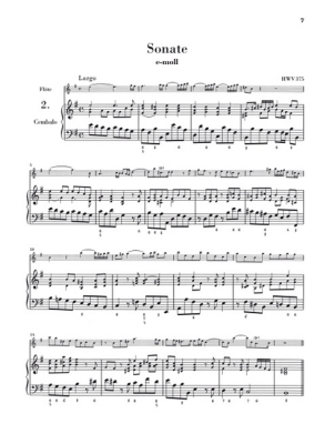 Flute Sonatas, Volume II, \'\'Halle Sonatas\'\' - Handel/Bensieck - Flute/Basso Continuo - Book