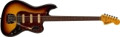 Fender Custom Shop - Bass\u00a0VI Journeyman Relic \u00e0 touche en palissandre (fini Sunburst 3\u00a0tons)