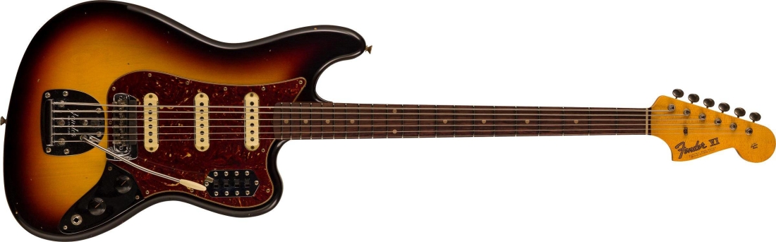 Bass VI Journeyman Relic, Rosewood Fingerboard - 3-Colour Sunburst