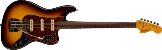 Fender Custom Shop - Bass VI Journeyman Relic, Rosewood Fingerboard - 3-Colour Sunburst