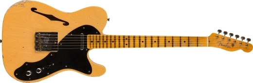 Fender Custom Shop - Limited Edition Nocaster Thinline Relic, 1-Piece Quartersawn Maple Neck - Aged Nocaster Blonde