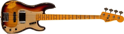 Fender Custom Shop - Limited Edition 1959 Precision Bass Special Relic, Quartersawn Maple Neck - Chocolate 3-Colour Sunburst