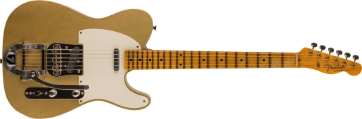 Fender Custom Shop - Telecaster Custom Twisted Journeyman Relic en srie limite  manche en rable monobloc sci sur quartier (fini Aged HLE Gold)