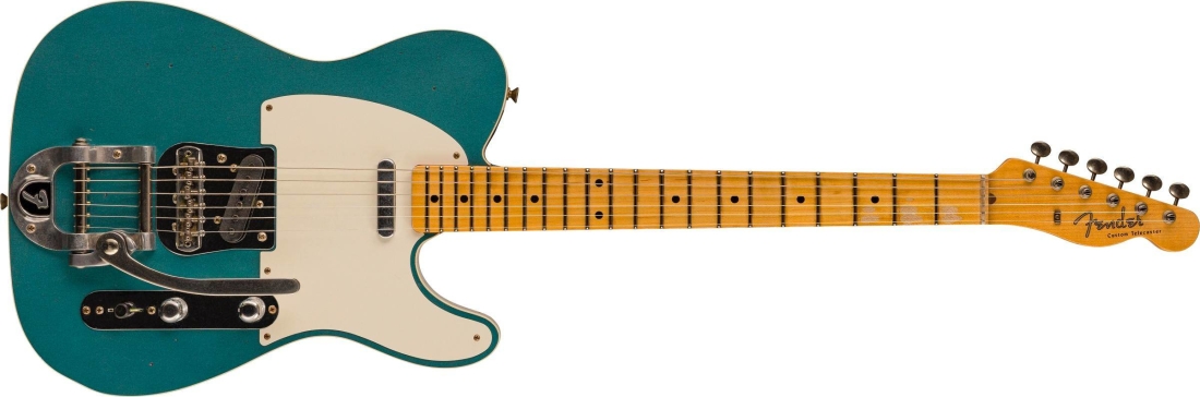 Limited Edition Twisted Telecaster Custom Journeyman Relic, 1-Piece Rift Sawn Maple Neck - Aged Ocean Turquoise