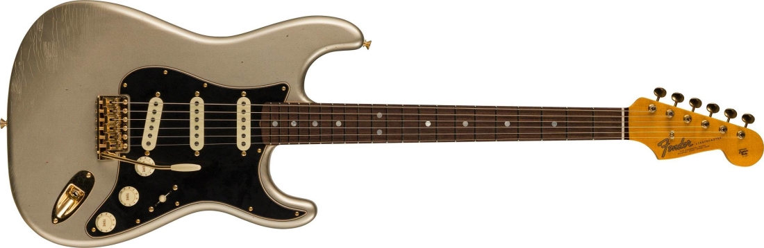 Limited Edition 1965 Dual-Mag Stratocaster Journeyman Relic with Closet Classic Hardware, Rosewood Fingerboard - Aged Inca Silver
