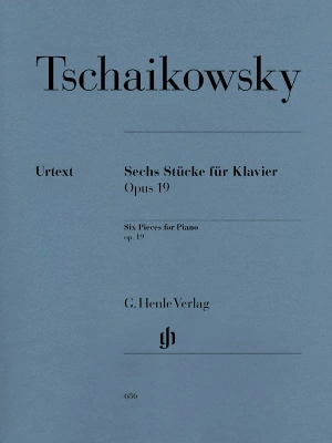 G. Henle Verlag - Six Piano Pieces op. 19 - Tchaikovsky/Vajdman - Piano - Book