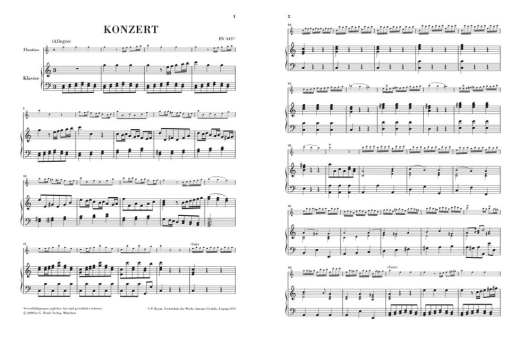 Flautino Concerto (Recorder/Flute) C major RV 443 - Vivaldi/Wiese - Flute/Piano Reduction - Sheet Music