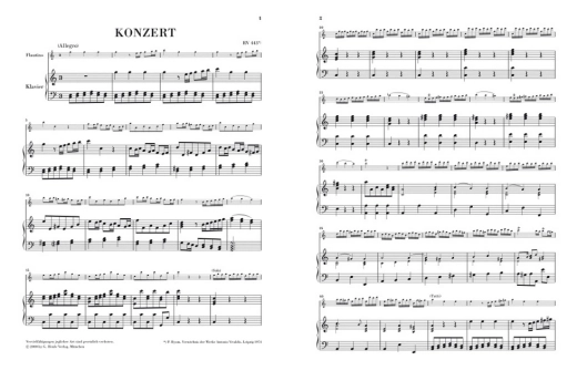 Flautino Concerto (Recorder/Flute) C major RV 443 - Vivaldi/Wiese - Flute/Piano Reduction - Sheet Music