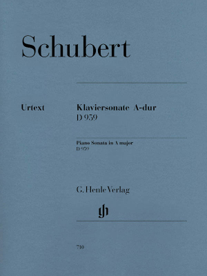G. Henle Verlag - Piano Sonata A major, D 959 - Schubert/Mies - Piano - Sheet Music