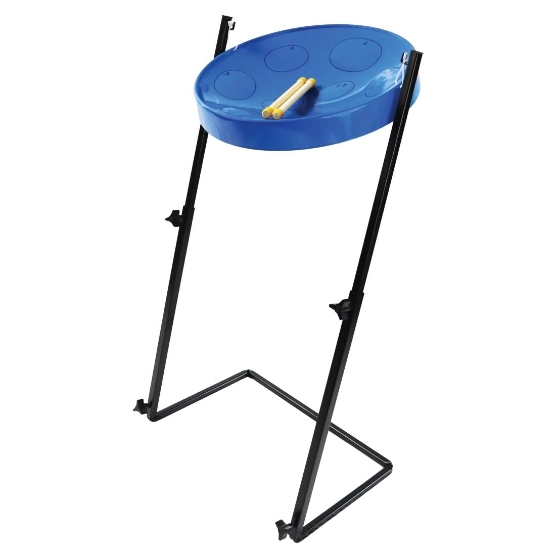 Jumbie Jam Steel Drum Kit with Z-Floor Stand - Blue