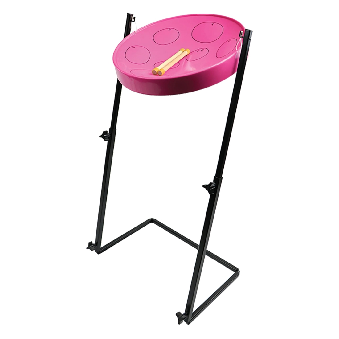 Jumbie Jam Steel Drum Kit with Z-Floor Stand - Pink