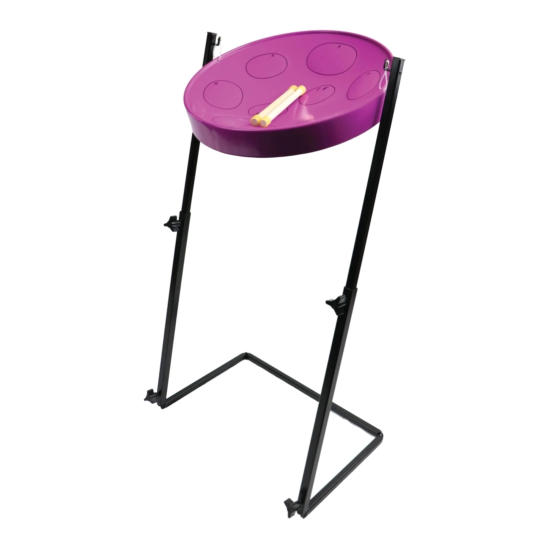 Jumbie Jam Steel Drum Kit with Z-Floor Stand - Purple