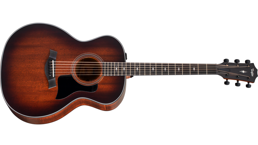 324e Tropical Mahogany Acoustic-Electric Guitar w/Case - Shaded Edgeburst