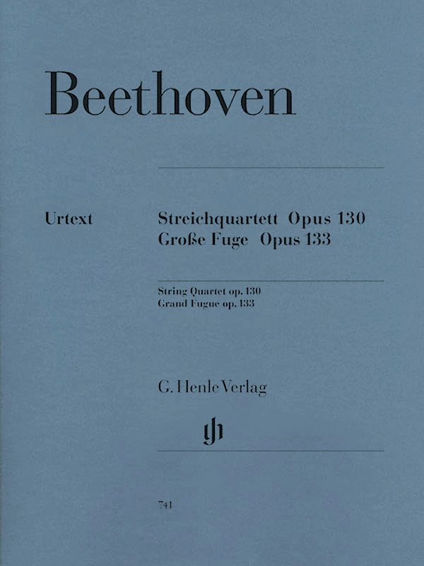 String Quartet B flat major op. 130 & Grand Fugue op. 133 - Beethoven/Cadenbach - String Quartet - Parts Set