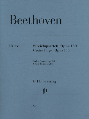 G. Henle Verlag - String Quartet B flat major op. 130 & Grand Fugue op. 133 - Beethoven/Cadenbach - String Quartet - Parts Set