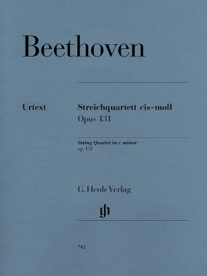 G. Henle Verlag - String Quartet c sharp minor op. 131 - Beethoven/Platen - String Quartet - Parts Set