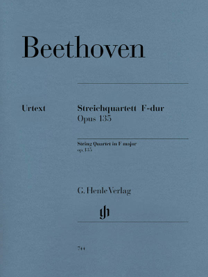 G. Henle Verlag - String Quartet F major op. 135 - Beethoven/Cadenbach - String Quartet - Parts Set