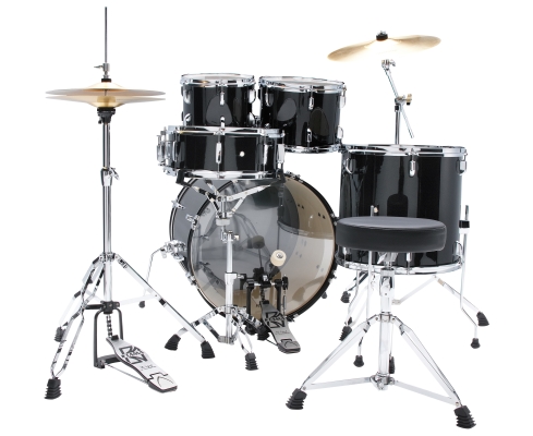 Stagestar 5-Piece Complete Drum Kit (22,10,12,16,SD) - Black Night Sparkle
