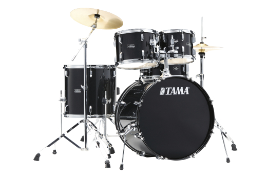 Tama - Stagestar 5-Piece Complete Drum Kit (22,10,12,16,SD) - Black Night Sparkle