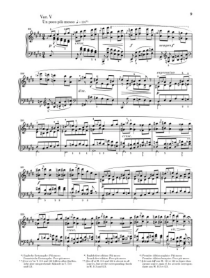 Theme et Variations op. 73 - Faure/Jost - Piano - Sheet Music