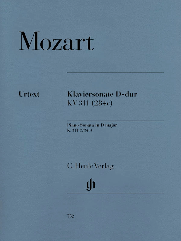 Sonata D major K. 311 (284c) - Mozart/Herttrich - Piano - Sheet Music