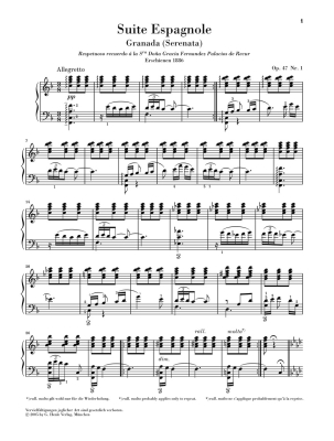 Suite Espagnole op. 47 - Albeniz/Scheideler - Piano - Book