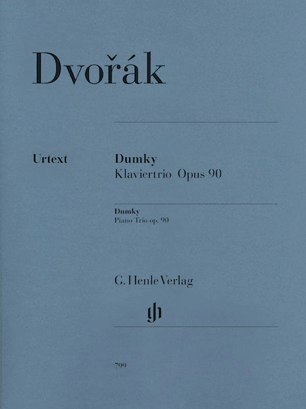 Dumky: Piano Trio op. 90 - Dvorak/Doge - Piano Trio - Book