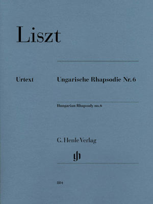 G. Henle Verlag - Hungarian Rhapsody no. 6 - Liszt/Herttrich - Piano - Book