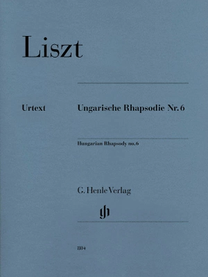 G. Henle Verlag - Hungarian Rhapsody no. 6 - Liszt/Herttrich - Piano - Book