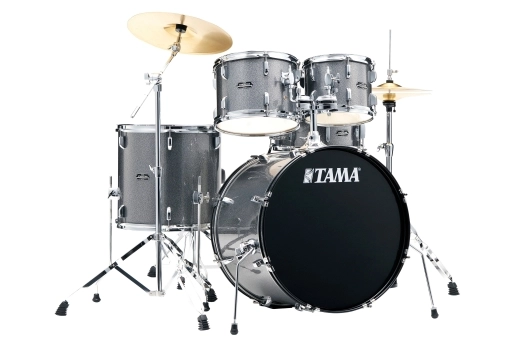 Tama - Stagestar 5-Piece Complete Drum Kit (22,10,12,16,SD) - Cosmic Silver Sparkle