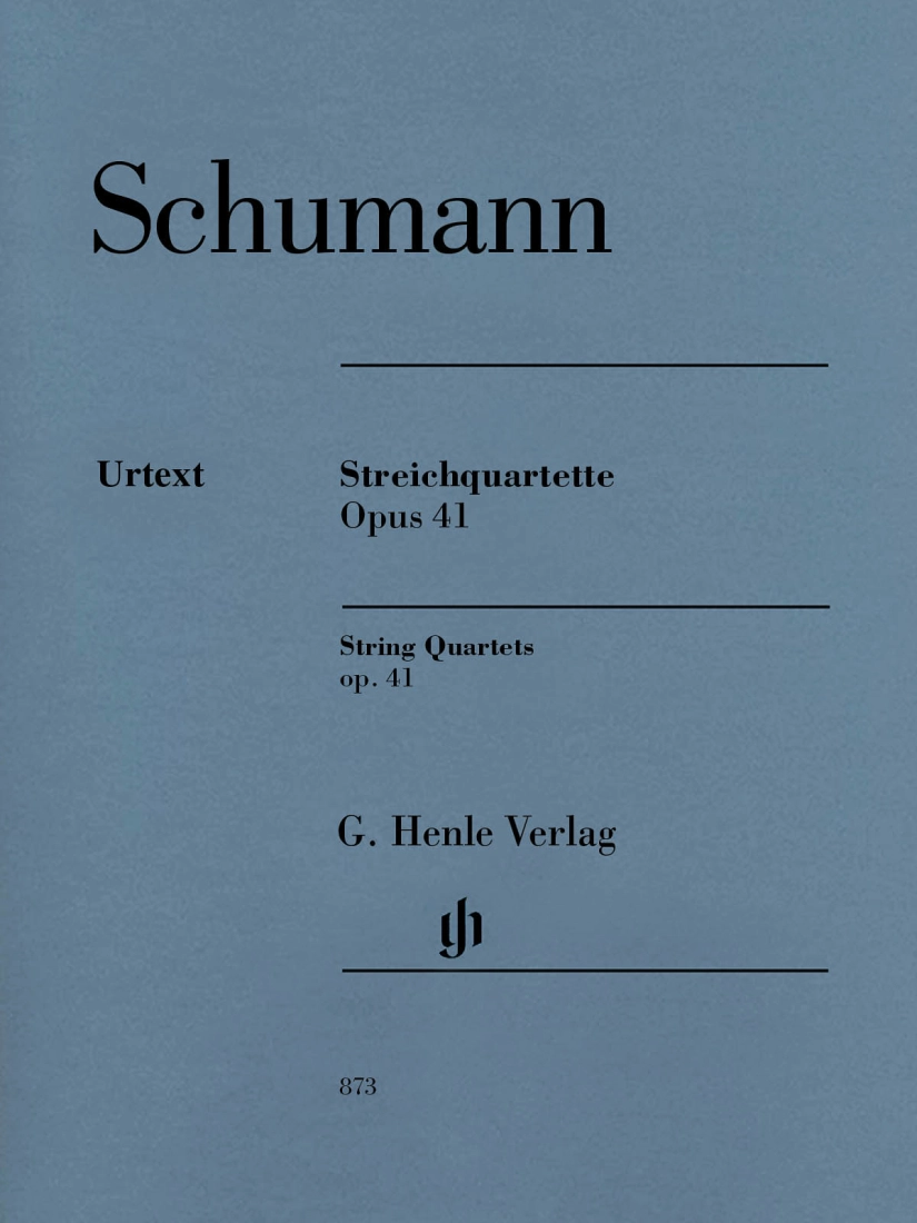 String Quartets op. 41 - Schumann/Herttrich - String Quartet - Parts Set