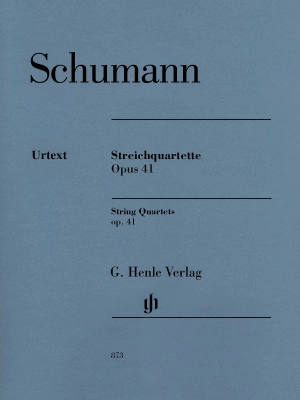 G. Henle Verlag - String Quartets op. 41 - Schumann/Herttrich - String Quartet - Parts Set