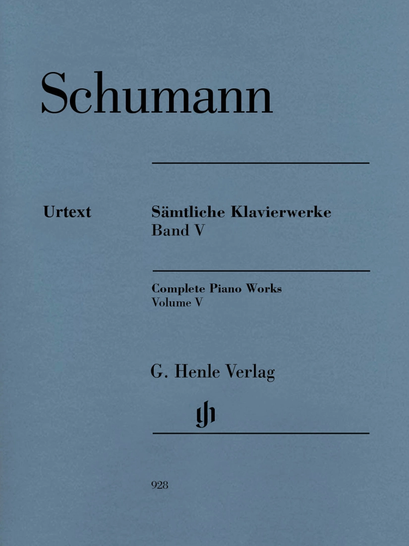 Complete Piano Works, Volume V - Schumann/Herttrich - Piano - Book