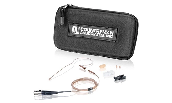 E6 Directional Earset Microphone, Light Beige 3.5mm