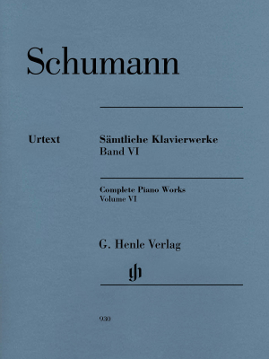 G. Henle Verlag - Complete Piano Works, Volume VI - Schumann /Herttrich /Seiffert /Munster - Piano - Book