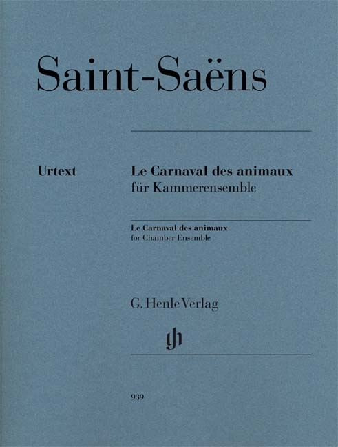 Le Carnaval des animaux - Saint-Saens/Heinemann - Chamber Ensemble - Parts Set