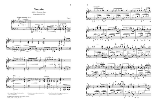 Piano Sonata c minor op. 4 - Chopin /Mullemann /Gerbracht - Piano - Book
