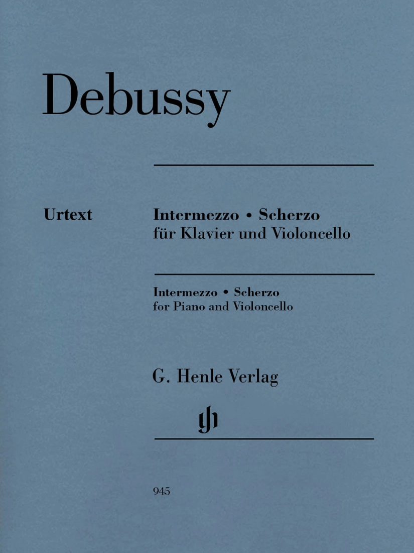 Intermezzo & Scherzo - Debussy/Debussy - Cello/Piano - Book