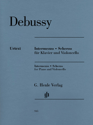 G. Henle Verlag - Intermezzo & Scherzo - Debussy/Debussy - Cello/Piano - Book