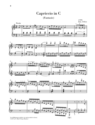 Fantasia in C major (Capriccio) Hob. XVII:4 - Haydn/Gerlach - Piano - Sheet Music